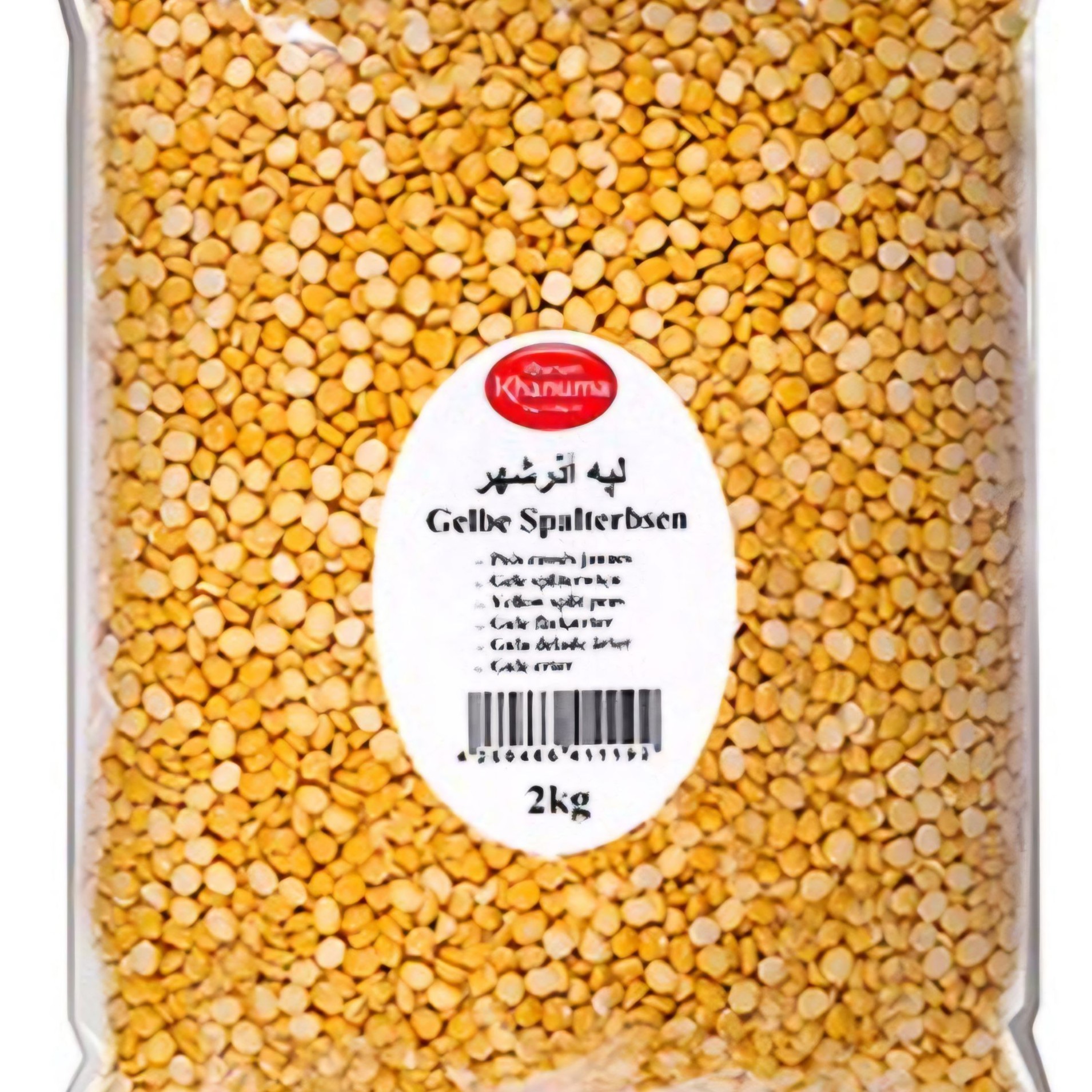 Khanum Khanuma gelbe Spalterbsen 2 KG