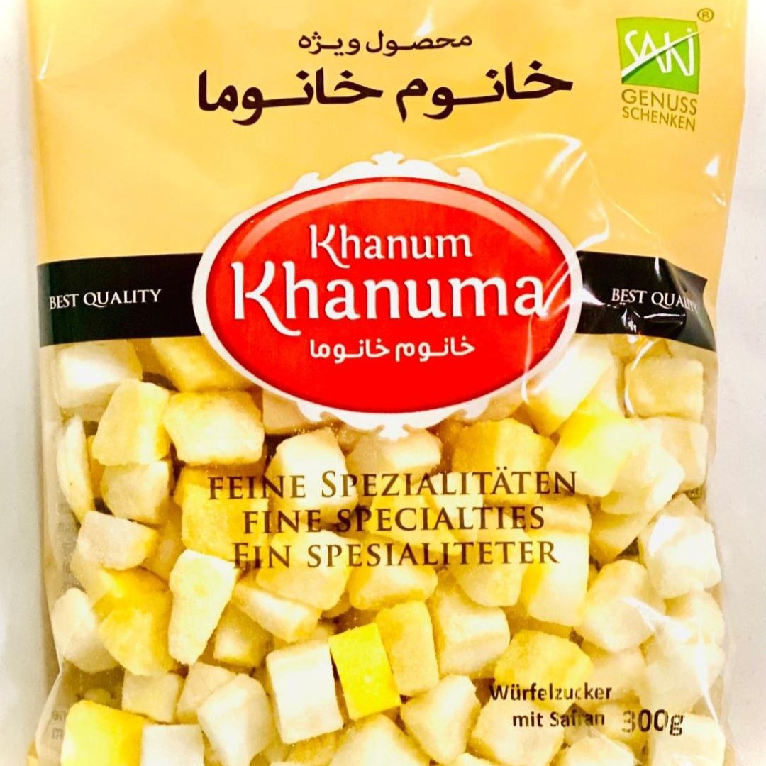 Khanum Khanuma Würfelzucker mit Safran 300 g