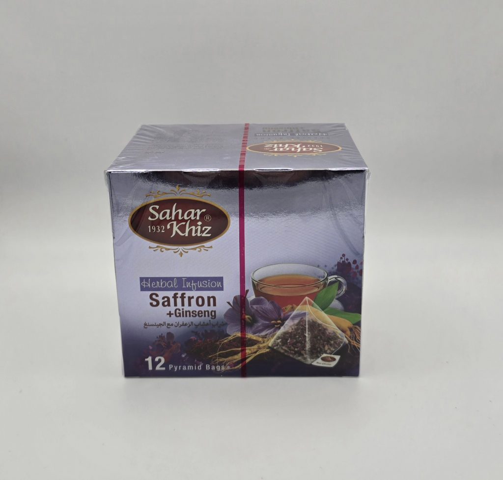 Safran und Ginseng Tee