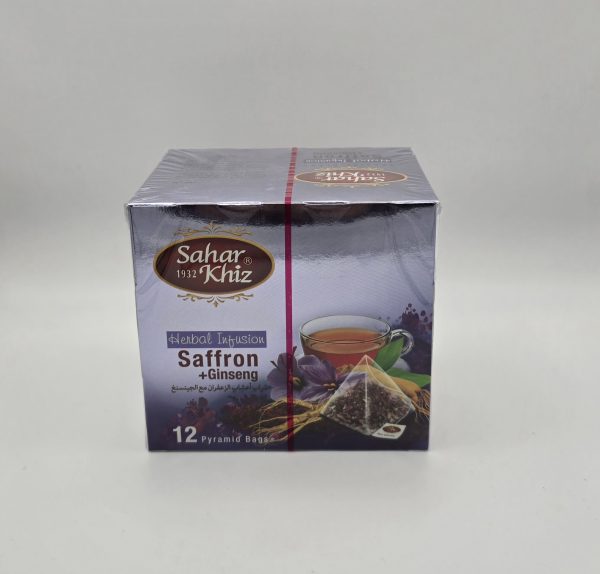Safran und Ginseng Tee